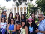 Group picture in front of the Romanian Athenaeum, Bucharest, July&nbsp;2014