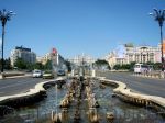 Unirii Square, view to the Palace of Parliament, central&nbsp;Bucharest