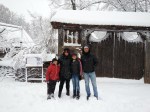 December tour at the snow-covered Village&nbsp;Museum
