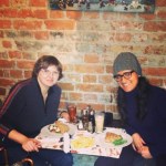 Lunch and friendly chat during Bucharest tour, Jan&nbsp;2014