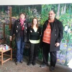 With Parag, visiting artist Mirela&nbsp;Traistaru