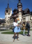 My youngest visitor so far at Peles Castle in Sinaia, April&nbsp;2015