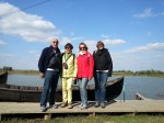 Souvenir photo with dear guests in the Danube Delta, Sep&nbsp;2016