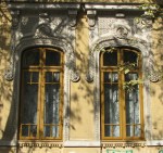 Neo-Romanian style windows, Mantuleasa area, Bucharest