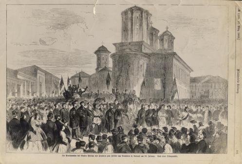 The Mitropoly of Bucharest, litography from 1866