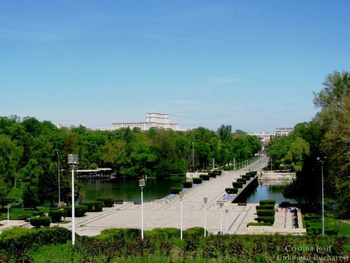Carol Park overview, central Bucharest