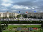 Unirii Boulevard seen from the House of the People,&nbsp;Bucharest