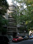 Art Deco apartment building (1935, arch. Zilbermans) central Bucharest