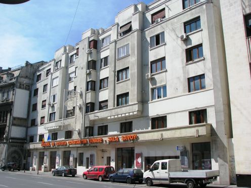 Frascatti commercial building and apartments (1933, arch. Jean Monda) Calea Victoriei, Bucharest