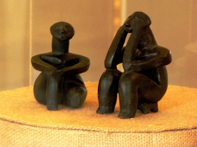 The Thinker and The Seating Woman, National History Museum, Bucharest