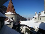 Snow and Clear Sky at Bran Castle,&nbsp;Transylvania
