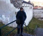 Cris your tour guide during morning walk along Brasov old&nbsp;fortifications