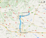 1-day wine tour from Bucharest to Dealu Mare Itinerary&nbsp;Map
