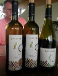 Wines for tasting at Lacerta Winery, Aug&nbsp;2014