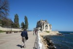 Sea front promenade and the iconic Casino of&nbsp;Constanta