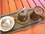 Perfect Traditional Turkish Coffee served with style in Constanta,&nbsp;Romania