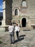 Visitors at Neamt Monastery, Moldova,&nbsp;Romania