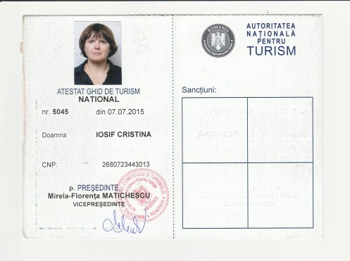 Tour guide licence Cris
