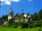 Summer lush green at Peles Castle,&nbsp;Romania