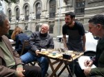 Coffee break during Bucharest&nbsp;tour
