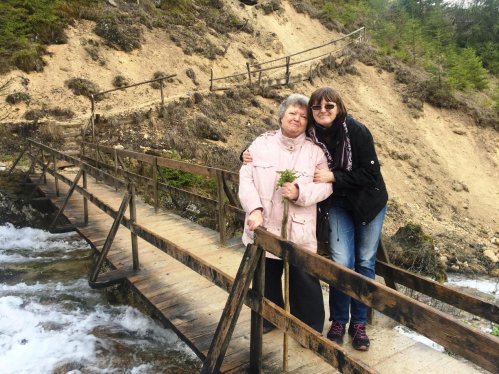 With my mom during Easter 2018