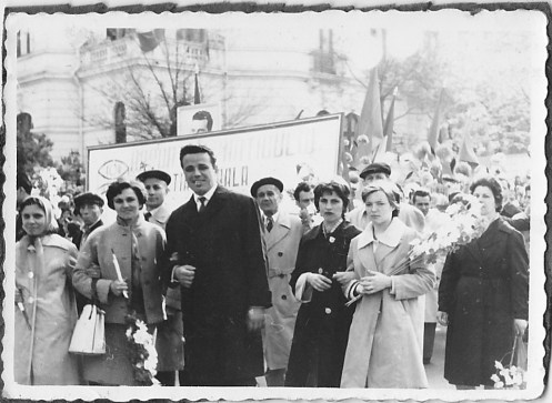 May Day parade Bucharest communist era 1963
