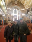 At the Great Polish Synagogue during Bucharest Jewish Tour, Oct.&nbsp;2023