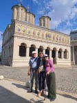 In front of Romanian Patriarchal Cathedral during Bucharest City Tour, July&nbsp;2025