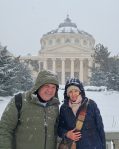 Touring Bucharest during heavy snow, Feb.&nbsp;2026