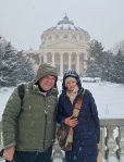 Touring Bucharest during heavy snow, Feb.&nbsp;2026