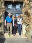 With lovely Canadian guests in front of the Jewish Theater during tour, Oct.&nbsp;2026